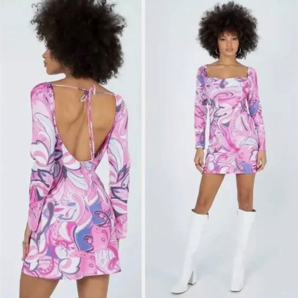 Princess Polly | Aura Long Sleeve Mini Dress